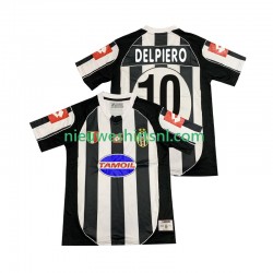 Juventus Heren Shirt met Bedrukking DEL PIERO 10 2003 Retro Thuis 2002 Korte Mouw