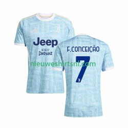 Juventus Heren Shirt met Bedrukking Francisco Conceicao 7 Uit 2025-2026 Korte Mouw