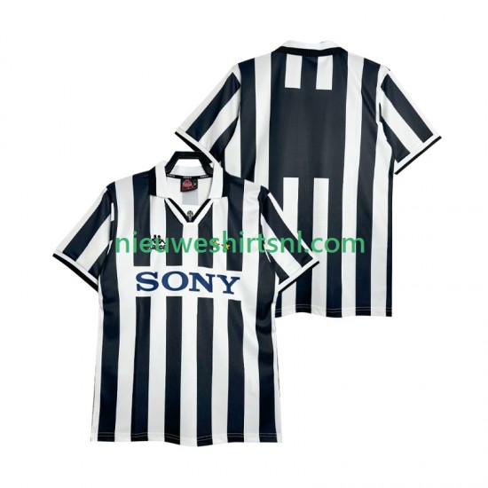 Juventus Heren Shirt met Bedrukking 1995 1996 Retro Thuis Korte Mouw
