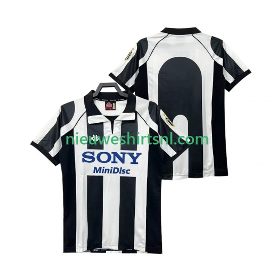 Juventus Heren Shirt met Bedrukking 1997 1998 Retro Thuis Korte Mouw