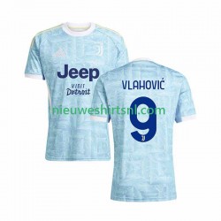 Juventus Heren Shirt met Bedrukking Vlahovic 9 Uit 2025-2026 Korte Mouw
