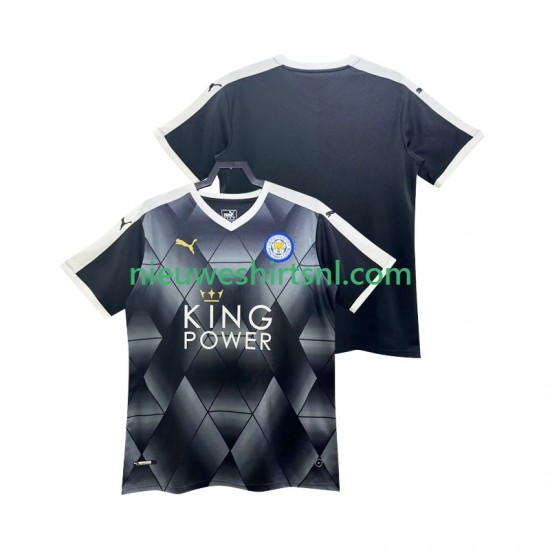 Leicester City Heren Shirt met Bedrukking 2014 2015 Retro Uit Korte Mouw