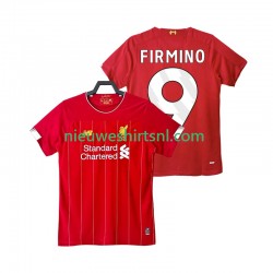 Liverpool Heren Shirt met Bedrukking FIRMINO 9 2019 2020 Retro Thuis Korte Mouw