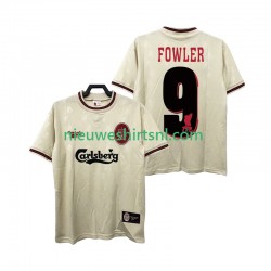 Liverpool Heren Shirt met Bedrukking FOWLER 9 1996 1997 Retro Uit Korte Mouw