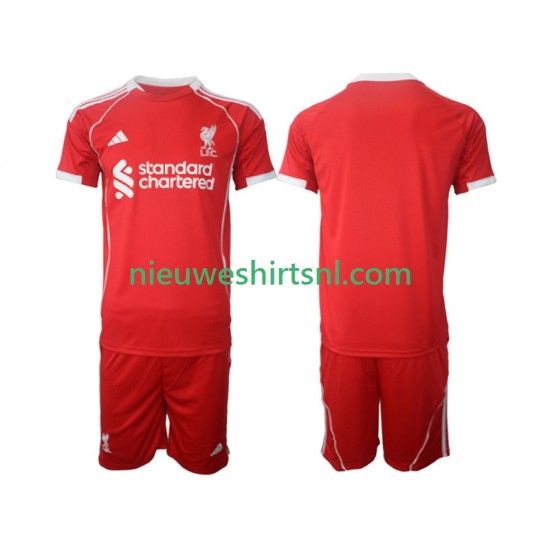 Liverpool Kind Shirt met Bedrukking Thuis 2025-2026 Korte Mouw