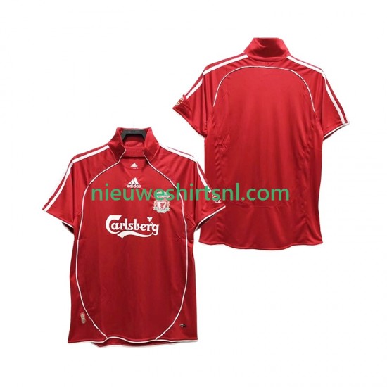 Liverpool Heren Shirt met Bedrukking Retro Thuis 2008 2006 Korte Mouw