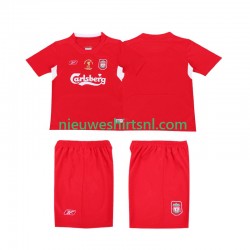 Liverpool Heren Shirt met Bedrukking LWP 2005 Retro Thuis 2004 Korte Mouw