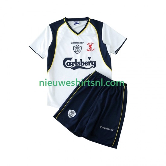 Liverpool Kind Shirt met Bedrukking LWP 2001 Retro Uit 2002 Korte Mouw