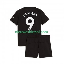 Manchester City Kind Shirt met Bedrukking Erling Haaland 9 Uit 2025-2026 Korte Mouw