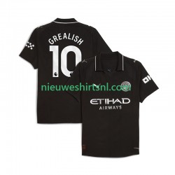 Manchester City Heren Shirt met Bedrukking Jack Grealish 10 Uit 2025-2026 Korte Mouw