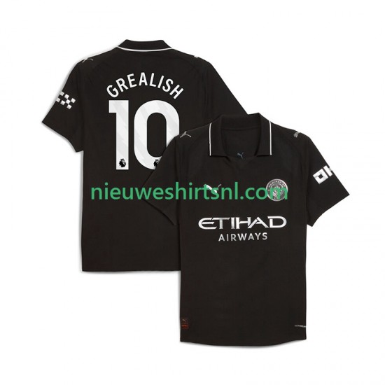 Manchester City Heren Shirt met Bedrukking Jack Grealish 10 Uit 2025-2026 Korte Mouw
