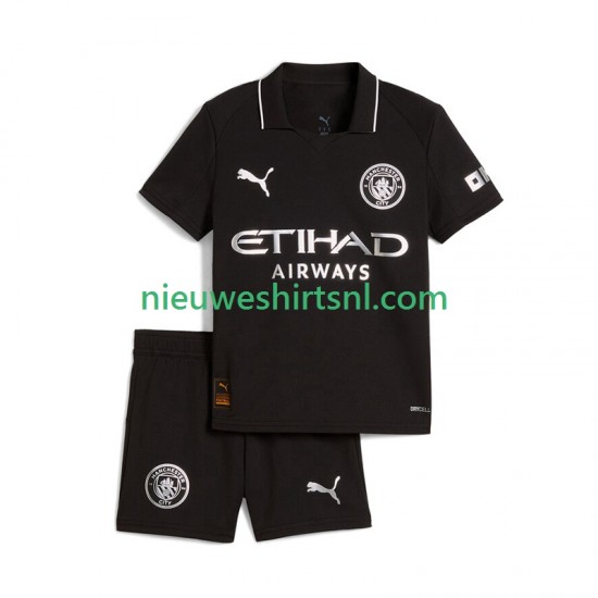 Manchester City Kind Shirt met Bedrukking Uit 2025-2026 Korte Mouw