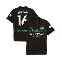 Manchester City Heren Shirt met Bedrukking Rodrigo Hernandez 16 Uit 2025-2026 Korte Mouw