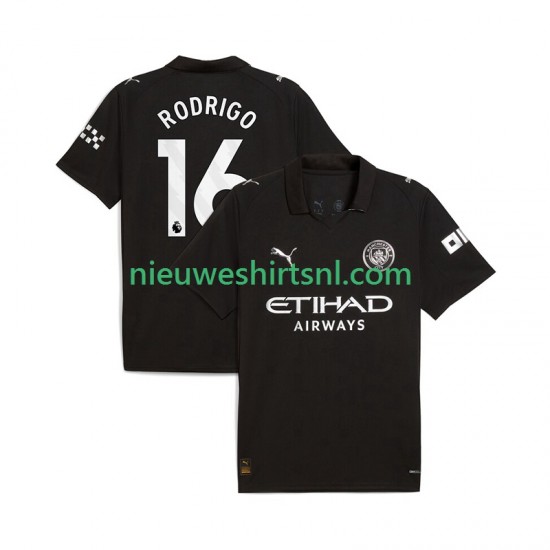 Manchester City Heren Shirt met Bedrukking Rodrigo Hernandez 16 Uit 2025-2026 Korte Mouw