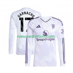 Manchester United Heren Shirt met Bedrukking Alejandro Garnacho 17 Uit 2025-2026 Lange Mouw
