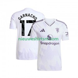 Manchester United Heren Shirt met Bedrukking Alejandro Garnacho 17 Uit 2025-2026 Korte Mouw