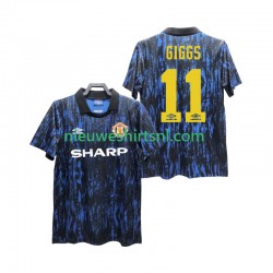 Manchester United Heren Shirt met Bedrukking GIGGS 11 1993 Retro Thuis Korte Mouw
