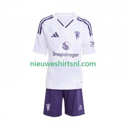 Manchester United Kind Shirt met Bedrukking Uit 2025-2026 Korte Mouw