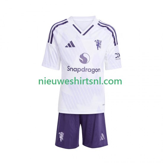 Manchester United Kind Shirt met Bedrukking Uit 2025-2026 Korte Mouw