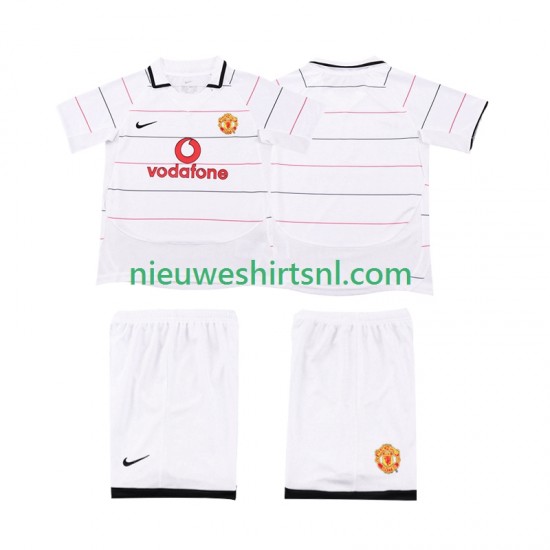 Manchester United Kind Shirt met Bedrukking 2003 Retro Derde 2006 Korte Mouw