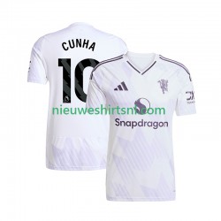 Manchester United Heren Shirt met Bedrukking Matheus Cunha 10 Uit 2025-2026 Korte Mouw