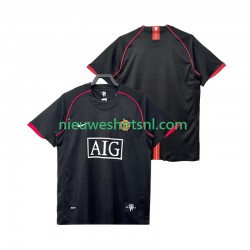 Manchester United Heren Shirt met Bedrukking 2007 Retro Uit 2008 Korte Mouw