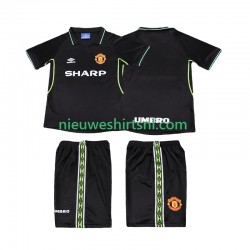 Manchester United Kind Shirt met Bedrukking 1998 Retro Derde 1999 Korte Mouw