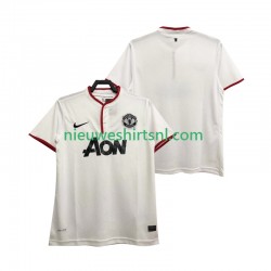 Manchester United Heren Shirt met Bedrukking 2013 2014 Retro Derde Korte Mouw
