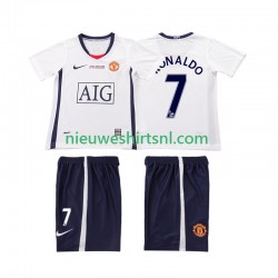 Manchester United Kind Shirt met Bedrukking Ronaldo 7 Champions League 2009 Retro Uit 2008 Korte Mouw