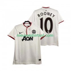 Manchester United Heren Shirt met Bedrukking Rooney 10 2013 2014 Retro Derde Korte Mouw