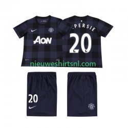 Manchester United Kind Shirt met Bedrukking V PERSIE 20 2013 2014 Retro Uit Korte Mouw