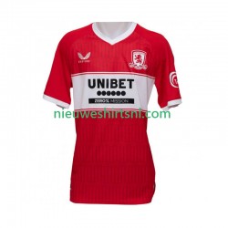 Middlesbrough Heren Shirt met Bedrukking Thuis 2025-2026 Korte Mouw