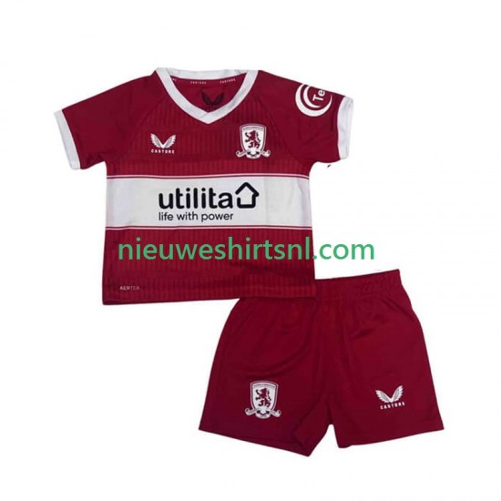 Middlesbrough Kind Shirt met Bedrukking Thuis 2025-2026 Korte Mouw
