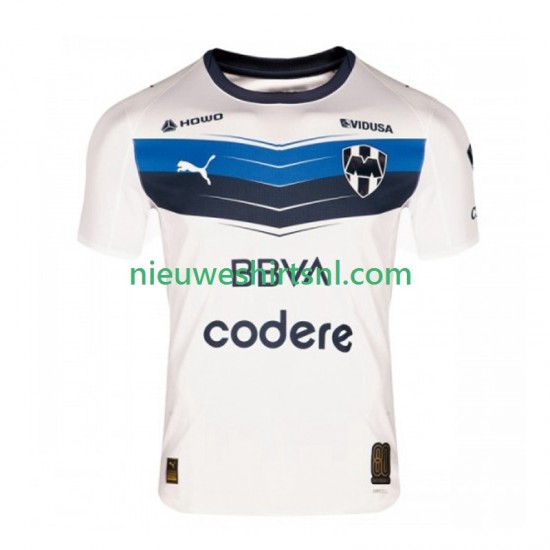 Heren Shirt met Bedrukking Monterrey Uit 2025-2026 Korte Mouw