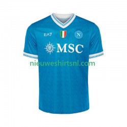 Napoli Heren Shirt met Bedrukking Thuis 2025-2026 Korte Mouw