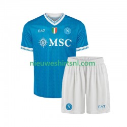 Napoli Kind Shirt met Bedrukking Thuis 2025-2026 Korte Mouw