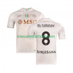 Napoli Heren Shirt met Bedrukking Scott McTominay 8 Uit 2025-2026 Korte Mouw