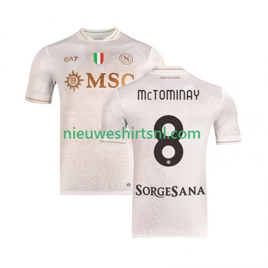 Napoli Heren Shirt met Bedrukking Scott McTominay 8 Uit 2025-2026 Korte Mouw
