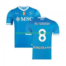Napoli Heren Shirt met Bedrukking Scott McTominay 8 Thuis 2025-2026 Korte Mouw