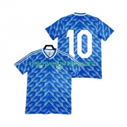Nederland Heren Shirt met Bedrukking 10 1998 Retro Uit Korte Mouw