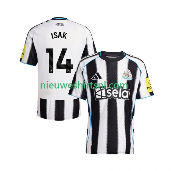 Newcastle United Heren Shirt met Bedrukking Alexander Isak 14 Thuis 2025-2026 Korte Mouw