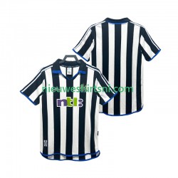 Newcastle United Heren Shirt met Bedrukking 2000 2001 Retro Thuis Korte Mouw