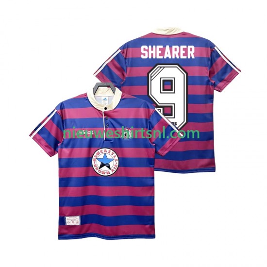 Newcastle United Heren Shirt met Bedrukking SHEARER 9 1995 1997 Retro Uit Korte Mouw