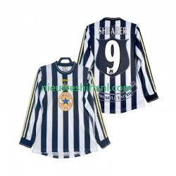 Newcastle United Heren Shirt met Bedrukking SHEARER 9 1997 Retro Thuis 1999 Lange Mouw