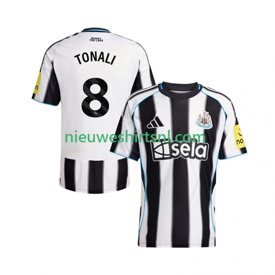 Newcastle United Heren Shirt met Bedrukking Sandro Tonali 8 Thuis 2025-2026 Korte Mouw