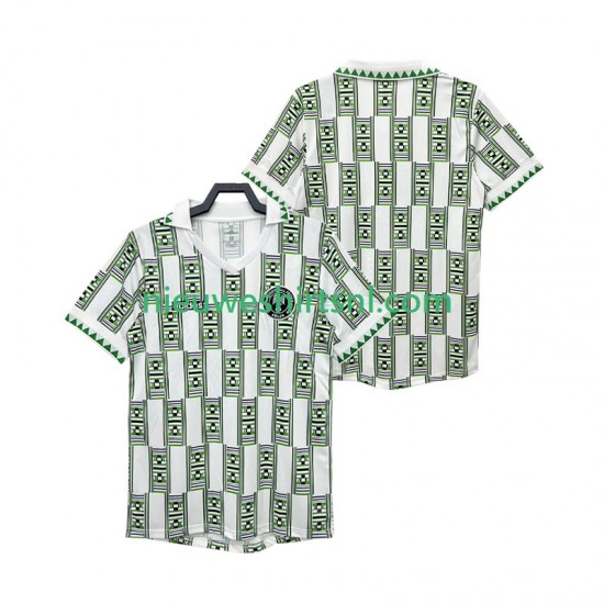 Nigeria Heren Shirt met Bedrukking Retro Uit 1994 Korte Mouw