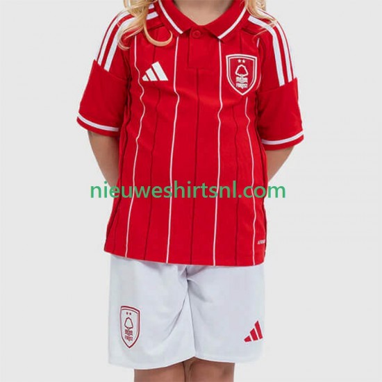 Nottingham Forest Kind Shirt met Bedrukking Thuis 2025-2026 Korte Mouw