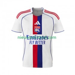 Olympique Lyonnais Heren Shirt met Bedrukking Thuis 2025-2026 Korte Mouw