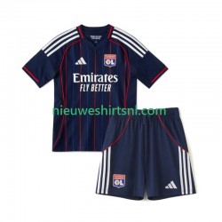 Olympique Lyonnais Kind Shirt met Bedrukking Uit 2025-2026 Korte Mouw