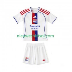 Olympique Lyonnais Kind Shirt met Bedrukking Thuis 2025-2026 Korte Mouw